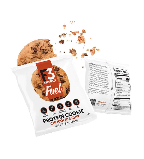F3 Protein Cookie Chocolate Chip | 6 Pack - Gifts for guy friends made simple. Find unique gift Ideas for guys friends. Gifts for guys in their 20s.