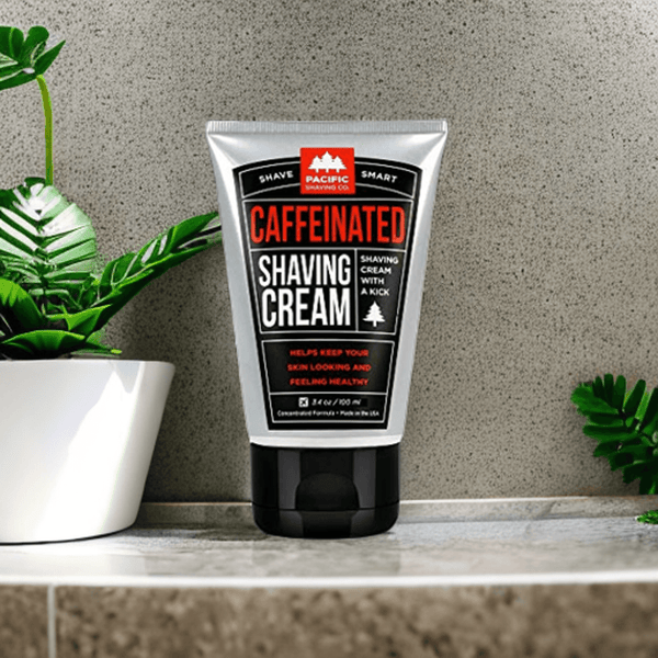 Caffeinated Shaving Cream - Shea Butter - Gifts for guy friends made simple. Find unique gift Ideas for guys friends. Gifts for guys in their 20s.