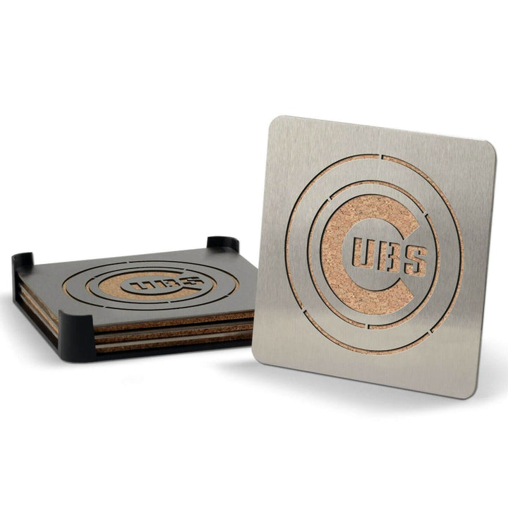 MLB Stainless Steel Coasters - Pick Your Team - Gifts for guy friends made simple. Find unique gift Ideas for guys friends. Gifts for guys in their 20s.