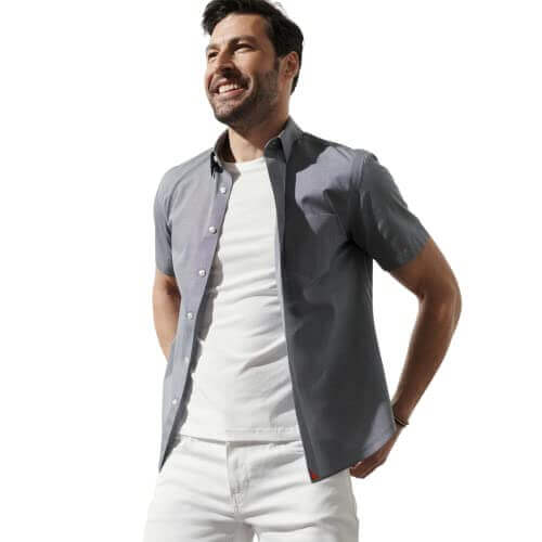 UNTUCKit Untucked Shirt for Men - Short Sleeve - Gifts for guy friends made simple. Find unique gift Ideas for guys friends. Gifts for guys in their 20s.