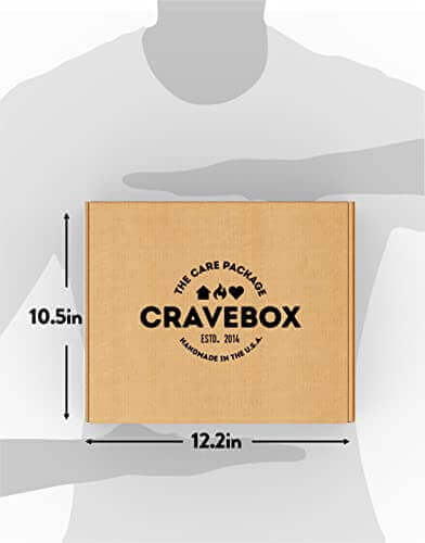 CRAVEBOX (Classic) Snack Gift Box & Care Package - 50 Count - Gifts for guy friends made simple. Find unique gift Ideas for guys friends. Gifts for guys in their 20s.