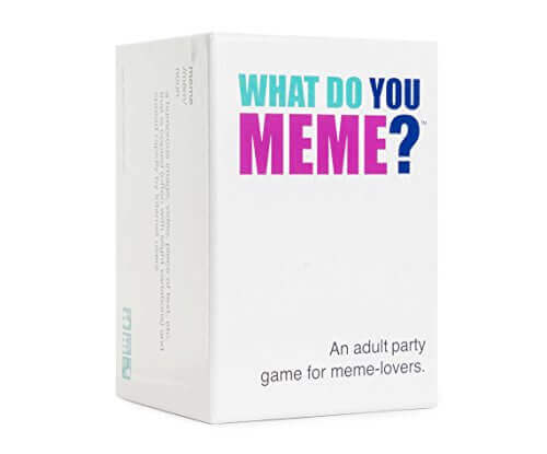 WHAT DO YOU MEME? Adult Party Game - Gifts for guy friends made simple. Find unique gift Ideas for guys friends. Gifts for guys in their 20s.
