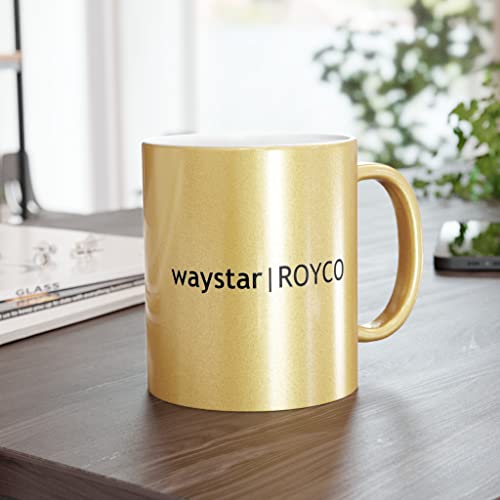 Waystar Royco Metallic Coffee Mug - Gifts for guy friends made simple. Find unique gift Ideas for guys friends. Gifts for guys in their 20s.