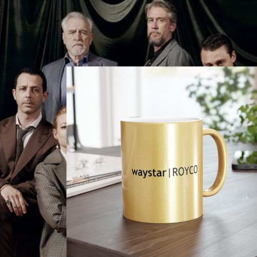 Waystar Royco Metallic Coffee Mug - Gifts for guy friends made simple. Find unique gift Ideas for guys friends. Gifts for guys in their 20s.