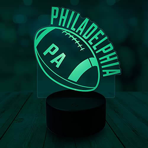 3D NFL Illusion Lamp | Philadelphia Eagles - Gifts for guy friends made simple. Find unique gift Ideas for guys friends. Gifts for guys in their 20s.