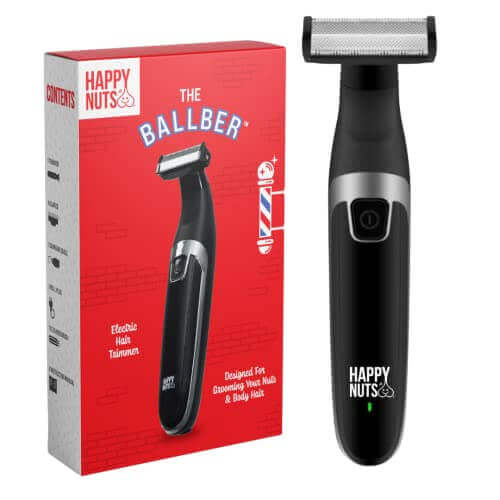 HAPPY NUTS The Ballber Electric Groin & Body Hair Trimmer for Men - Gifts for guy friends made simple. Find unique gift Ideas for guys friends. Gifts for guys in their 20s.