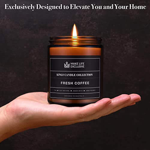 Espresso Scent Coffee Candle - Gifts for guy friends made simple. Find unique gift Ideas for guys friends. Gifts for guys in their 20s.