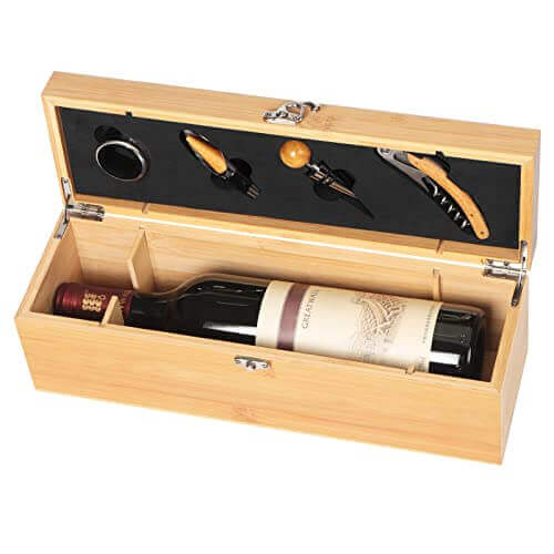 Bamboo Wine Case - Gifts for guy friends made simple. Find unique gift Ideas for guys friends. Gifts for guys in their 20s.