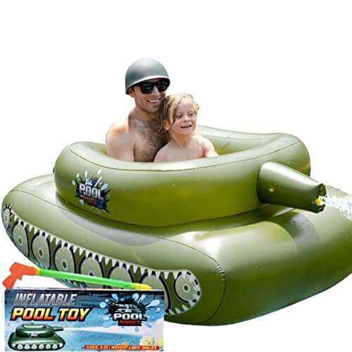 Pool Punisher Inflatable Pool Float -w/Functional Pump-Action Water Cannon - Gifts for guy friends made simple. Find unique gift Ideas for guys friends. Gifts for guys in their 20s.