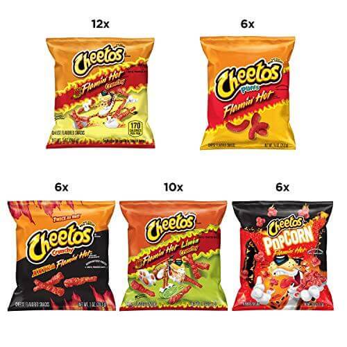 Cheetos Flamin' Hots, (40 Pack) - Gifts for guy friends made simple. Find unique gift Ideas for guys friends. Gifts for guys in their 20s.