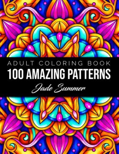 100 Mind Warming Patterns: An Adult Coloring Book with Fun & Relaxing Pages - Gifts for guy friends made simple. Find unique gift Ideas for guys friends. Gifts for guys in their 20s.