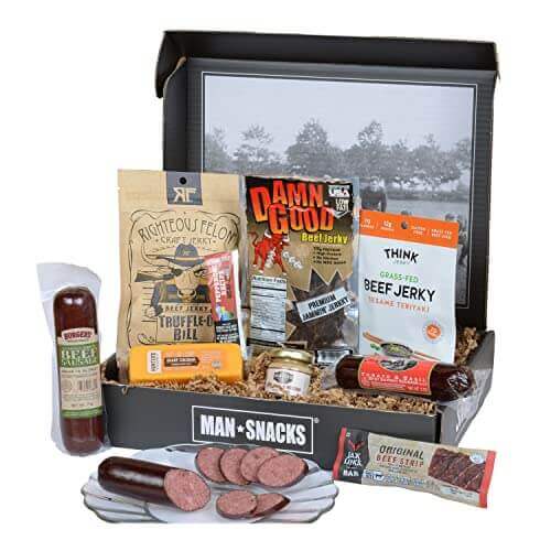 ManSnacks - Carnivore Food Crate - Gifts for guy friends made simple. Find unique gift Ideas for guys friends. Gifts for guys in their 20s.