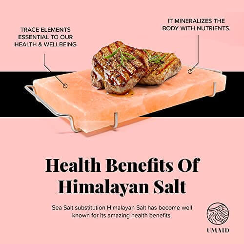 Himalayan Salt Block For Grilling | Cooking | Cutting | Serving - Gifts for guy friends made simple. Find unique gift Ideas for guys friends. Gifts for guys in their 20s.