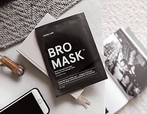 BRO MASK: Face Mask for Men | Hydrating, Anti Aging, Face Care (4 sheets) - Gifts for guy friends made simple. Find unique gift Ideas for guys friends. Gifts for guys in their 20s.