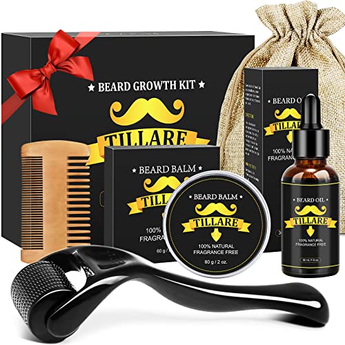 Beard Growth Oil & Balm Kit - Gifts for guy friends made simple. Find unique gift Ideas for guys friends. Gifts for guys in their 20s.