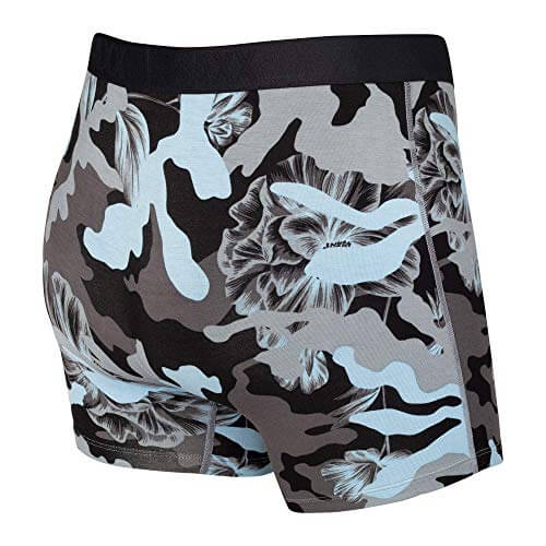 SAXX Underwear - Vibe Super Soft Boxer Briefs | Blue Camo Flora - Gifts for guy friends made simple. Find unique gift Ideas for guys friends. Gifts for guys in their 20s.