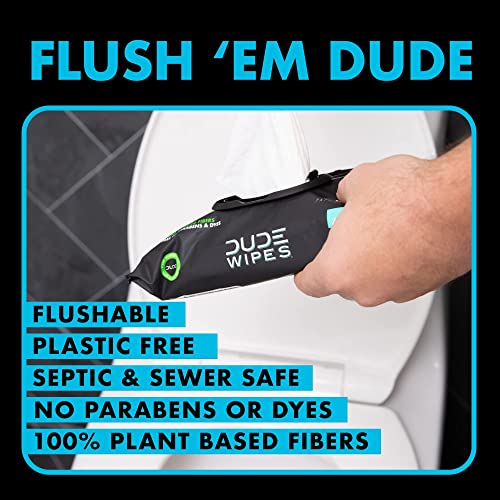 DUDE Wipes Flushable Wipes - 6 Pack - Gifts for guy friends made simple. Find unique gift Ideas for guys friends. Gifts for guys in their 20s.