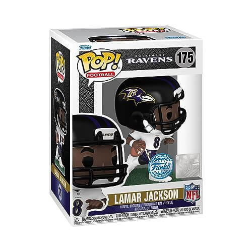 Funko Pop! | Lamar Jackson (Baltimore Ravens) #175 - Gifts for guy friends made simple. Find unique gift Ideas for guys friends. Gifts for guys in their 20s.