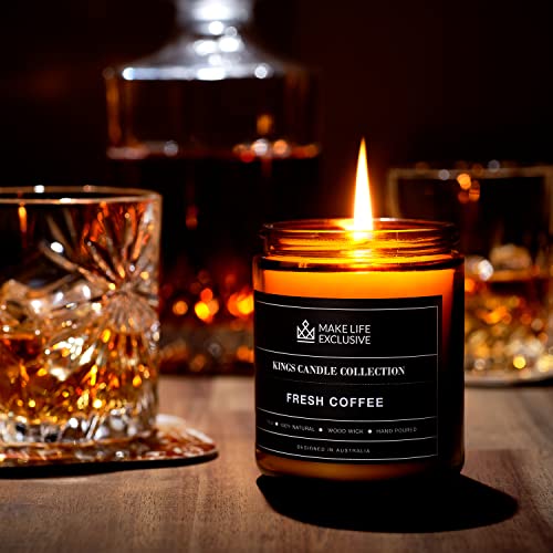 Espresso Scent Coffee Candle - Gifts for guy friends made simple. Find unique gift Ideas for guys friends. Gifts for guys in their 20s.