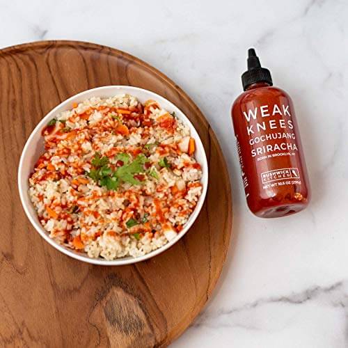 Weak Knees Gochujang Sriracha - Gifts for guy friends made simple. Find unique gift Ideas for guys friends. Gifts for guys in their 20s.