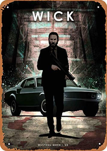 Vintage John Wick Sign for Bar, Pub, Kitchen - Gifts for guy friends made simple. Find unique gift Ideas for guys friends. Gifts for guys in their 20s.