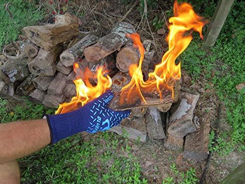 BlueFire Gloves BBQ Grill Firepit Oven Mitts - Gifts for guy friends made simple. Find unique gift Ideas for guys friends. Gifts for guys in their 20s.