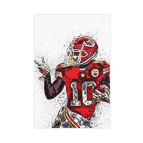 Tyreek Hill - "Cheetah" - Canvas Art - Gifts for guy friends made simple. Find unique gift Ideas for guys friends. Gifts for guys in their 20s.