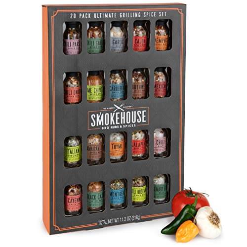 Smokehouse Grilling Spice Set - Gifts for guy friends made simple. Find unique gift Ideas for guys friends. Gifts for guys in their 20s.