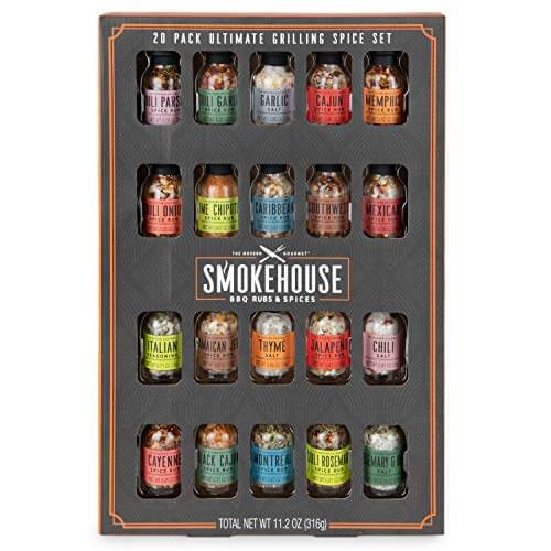 Smokehouse Grilling Spice Set - Gifts for guy friends made simple. Find unique gift Ideas for guys friends. Gifts for guys in their 20s.