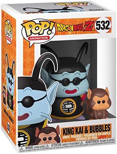 Funko Pop! | Dragon Ball Z - King Kai & Bubbles - Gifts for guy friends made simple. Find unique gift Ideas for guys friends. Gifts for guys in their 20s.