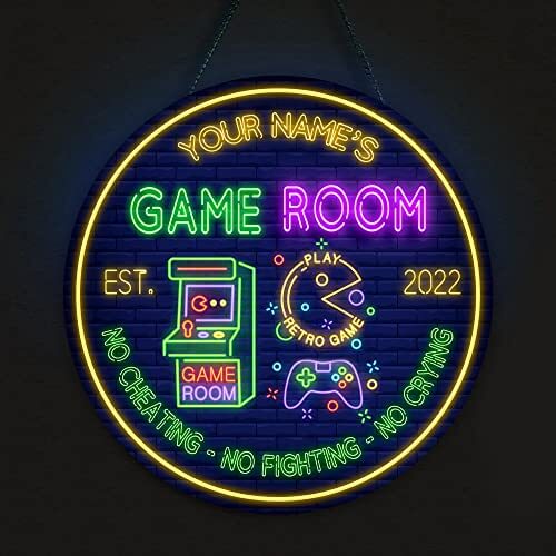 Personalized Neon Billiards Sign - Gifts for guy friends made simple. Find unique gift Ideas for guys friends. Gifts for guys in their 20s.