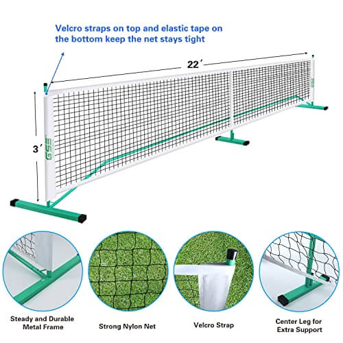 GSE Portable Professional Pickleball Set - Gifts for guy friends made simple. Find unique gift Ideas for guys friends. Gifts for guys in their 20s.