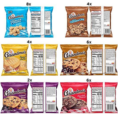 Grandma's Cookies Variety (Pack of 30) - Gifts for guy friends made simple. Find unique gift Ideas for guys friends. Gifts for guys in their 20s.