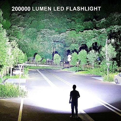 Extremely Powerful Flashlight | 200,000 Lumens - Gifts for guy friends made simple. Find unique gift Ideas for guys friends. Gifts for guys in their 20s.