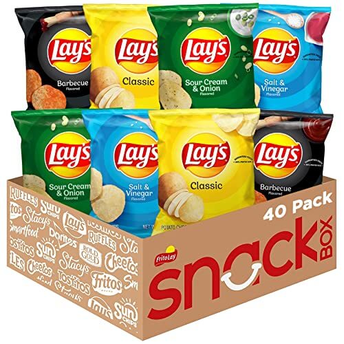 Lay's Potato Chips (Pack of 40) - Gifts for guy friends made simple. Find unique gift Ideas for guys friends. Gifts for guys in their 20s.